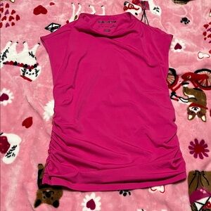 DKNY Fuchsia Sleeveless Blouse